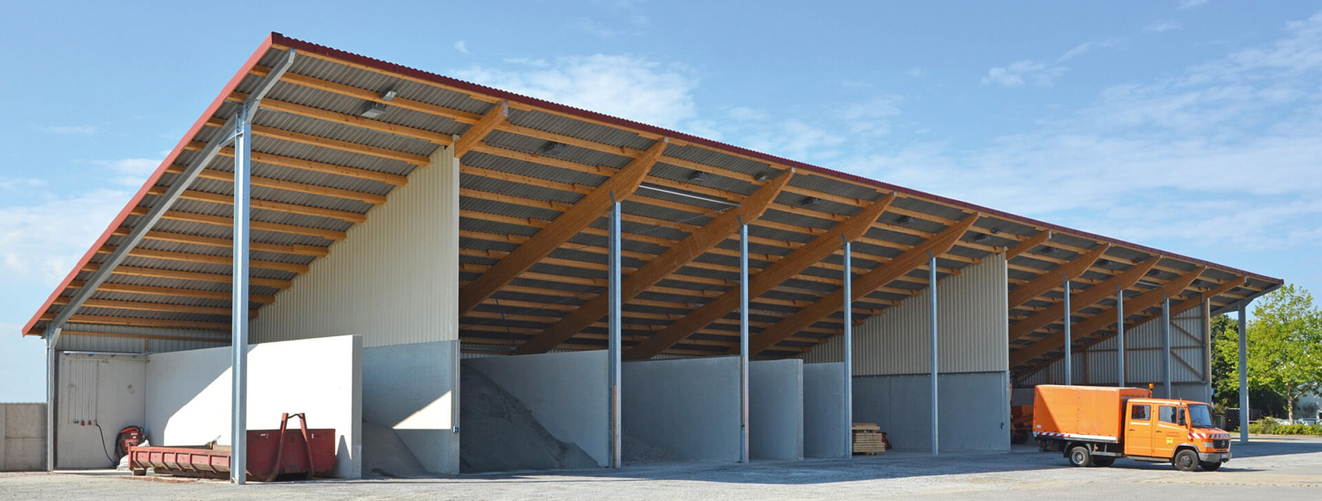 Getreidehallen - Schüttguthallen - WOLF System