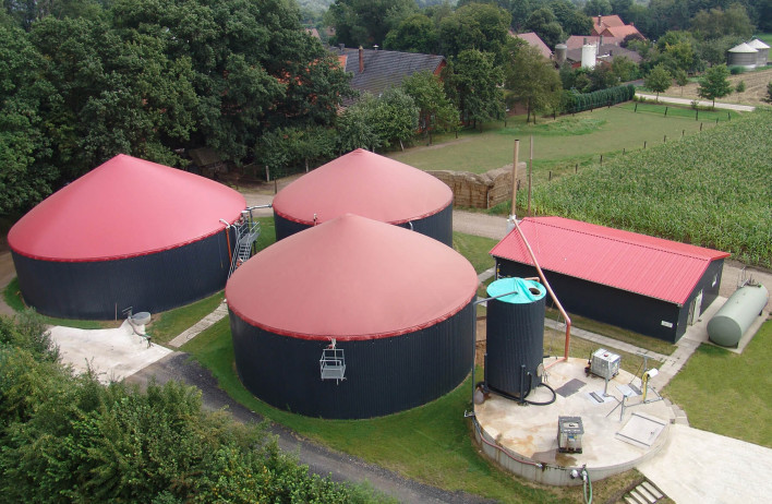 Biogas plants - WOLF Systembau