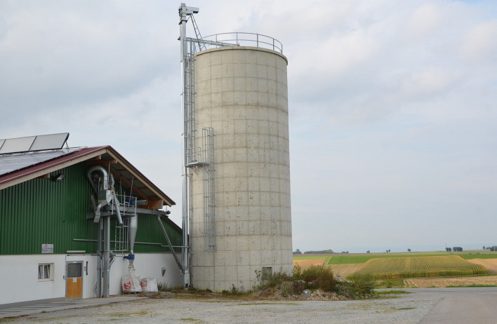 Whole grain silos - WOLF Systembau
