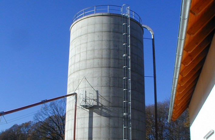 Whole grain silos - WOLF Systembau