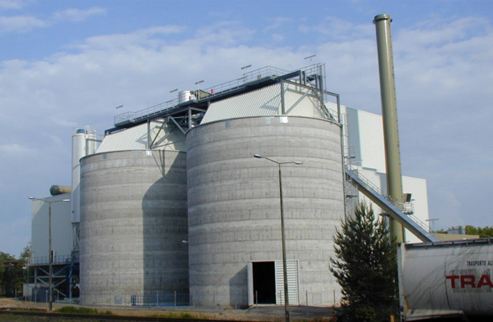 Wood chip silos - Silos industry - WOLF Systembau
