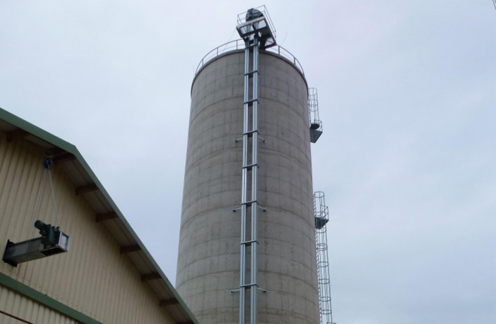 Pellet silos - WOLF Systembau